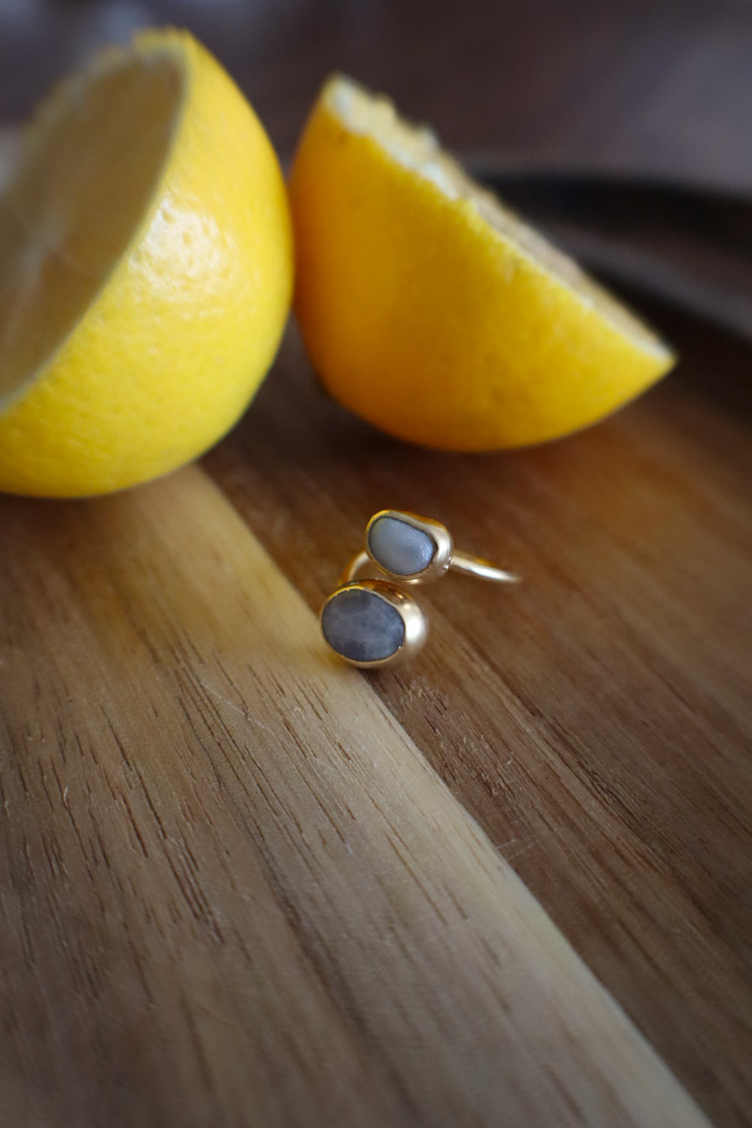 İkili aytaşı yüzük