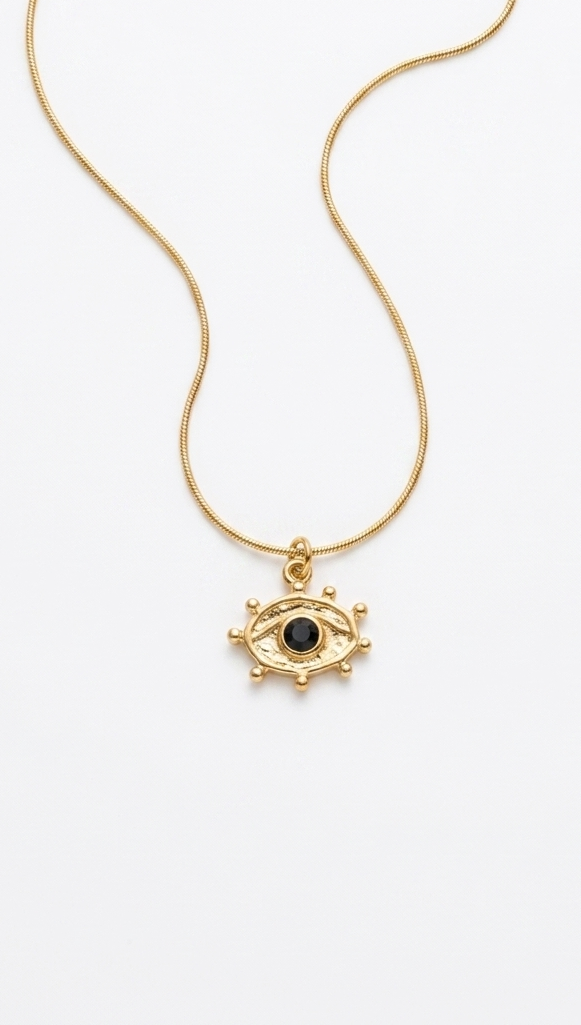 Güneş mini kristal kolye